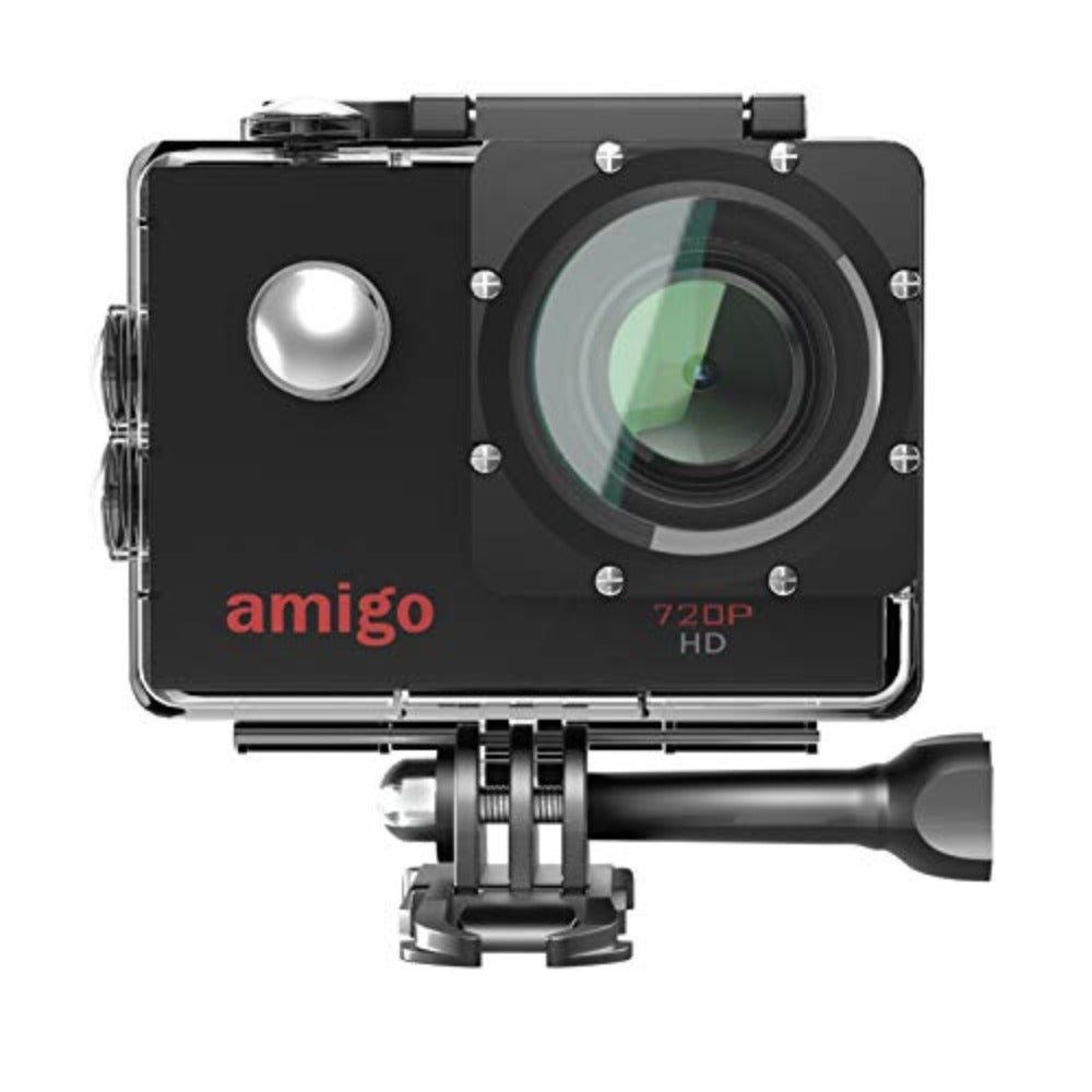 Compare AC11 HD Sports Action Camera with 12MP High Resolution Lens 720p HD Image with Wide Angle Lens and Waterproof Upto 30 Meters Black Works Best with Class 10 Micro SD Card at KSA Price