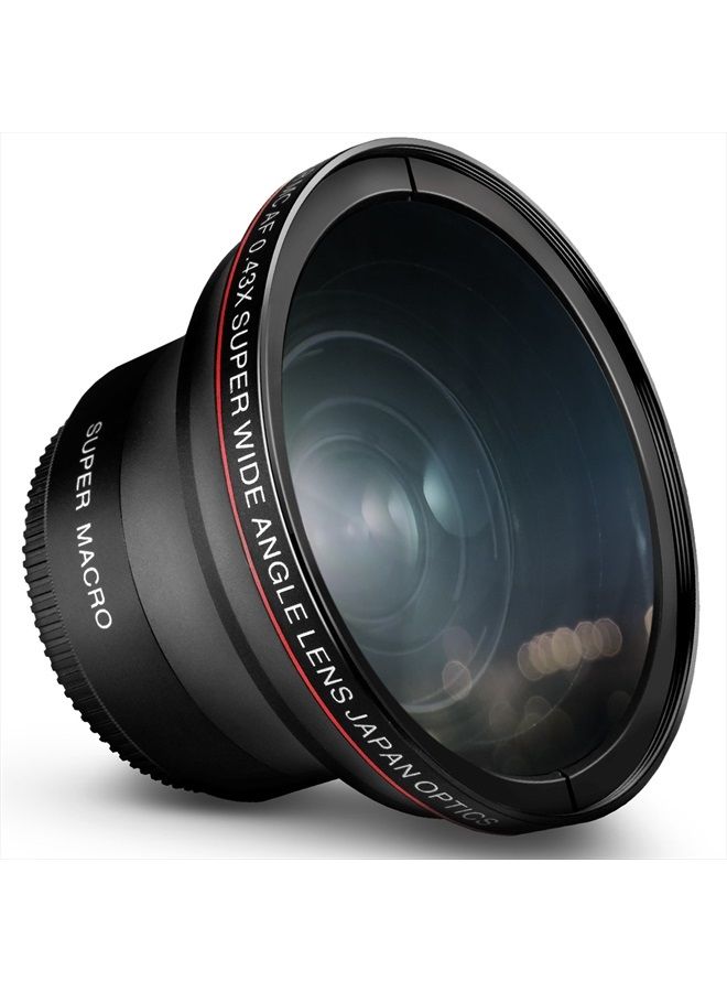 Compare 52MM 0.43x Altura Photo Professional HD Wide Angle Lens wMacro Portion for Nikon D7100 D7000 D5500 D5300 D5200 D5100 D3300 D3200 D3100 D3000 DSLR Cameras at KSA Price