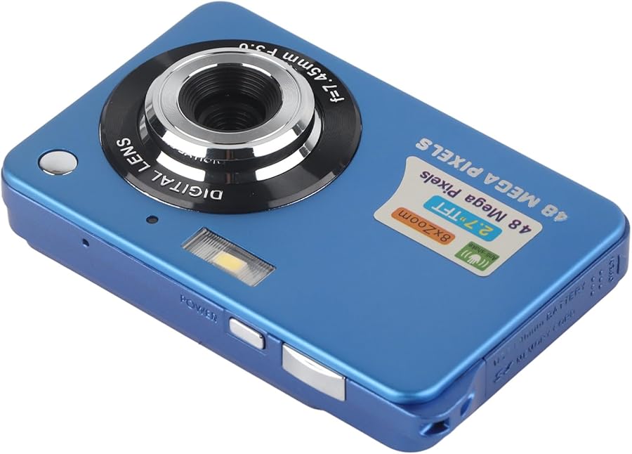AYNEFY 48MP Digital Camera 4K Video 2.7 Inch…