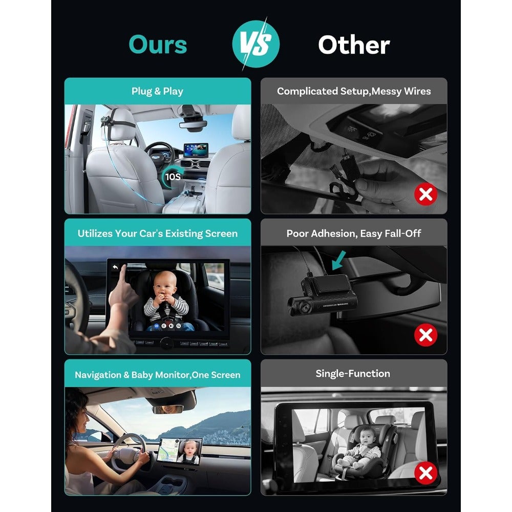 Compare Baby Car Camera 2026, CarPlay Wireless Adapter without at KSA Price