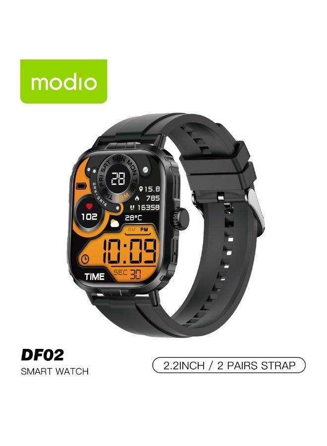 DF02 Smart Watch with Bluetooth Calling, 2.2 Inch…