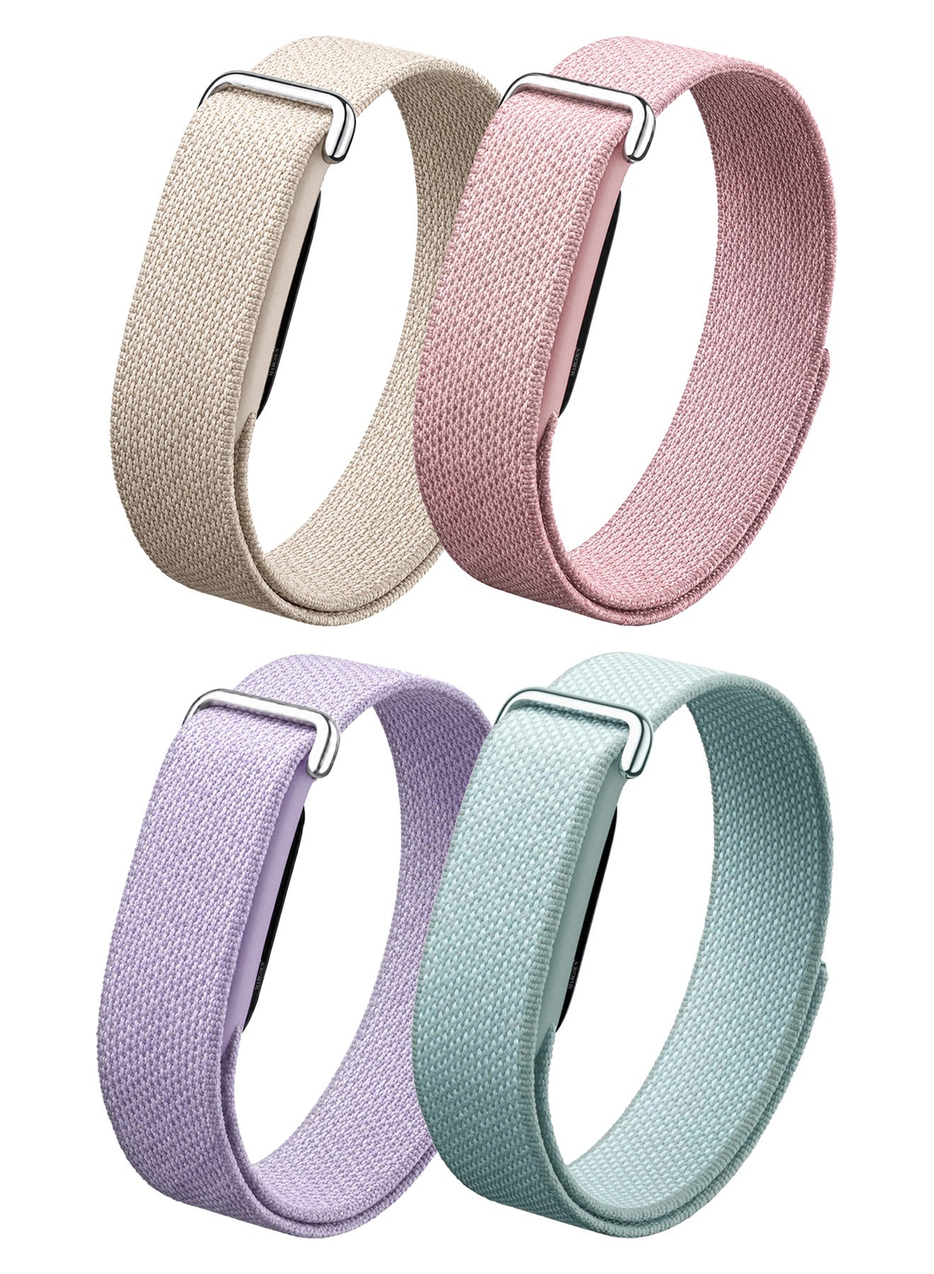 Compare 4 PACK Woven Nylon Sport Loop Band for Fitbit Air – Breathable Elastic Replacement Strap with Secure HookandLoop Fastener – Comfortable Lightweight Wristband    Multicolor C Multi 4C at KSA Price