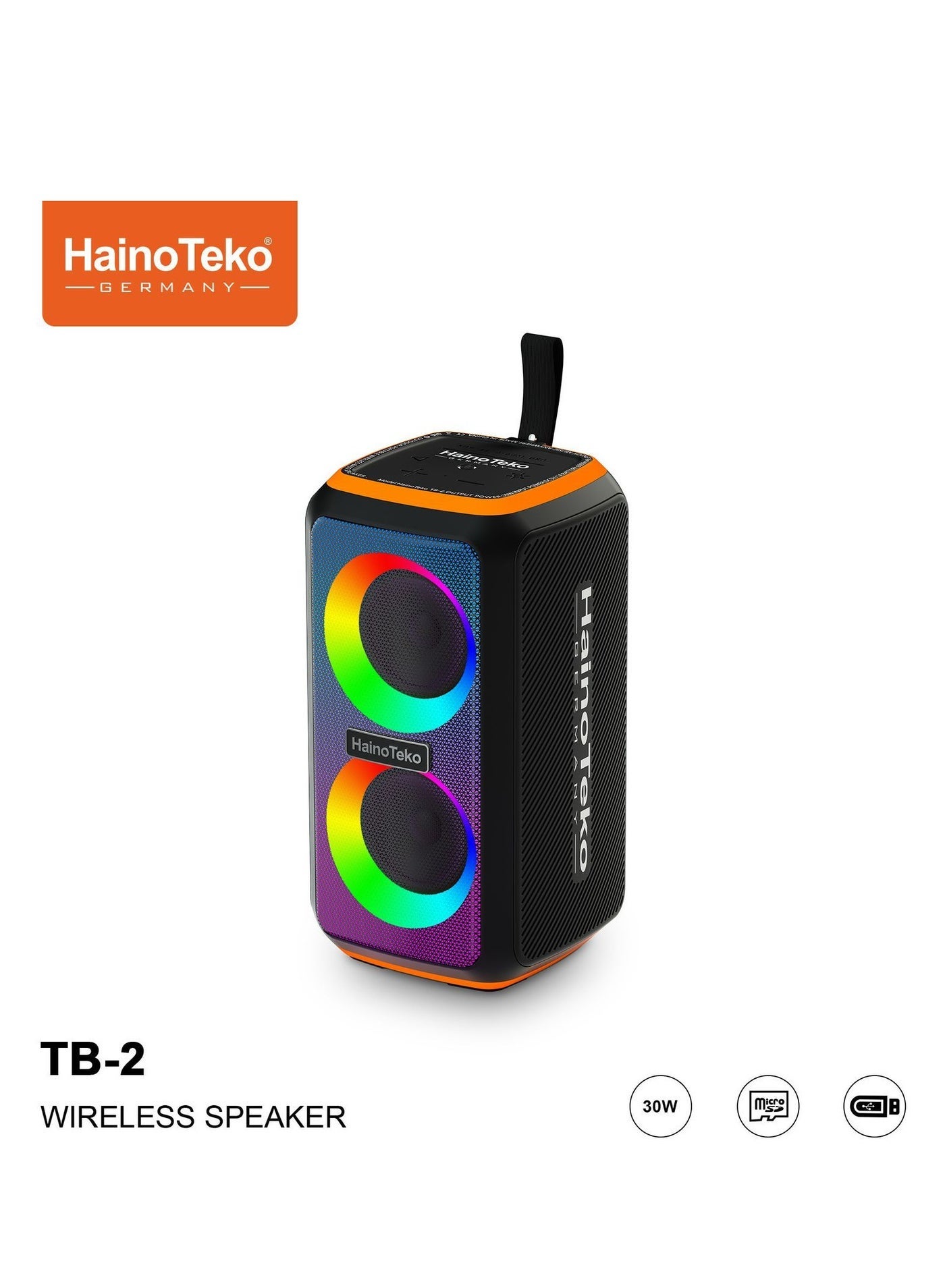 Compare TB2 Wireless Portable Bluetooth Speaker with Powerful Stereo Sound, Deep Bass Performance, Long Battery Life, Compact TravelFriendly Design for Home & Outdoor Use at KSA Price