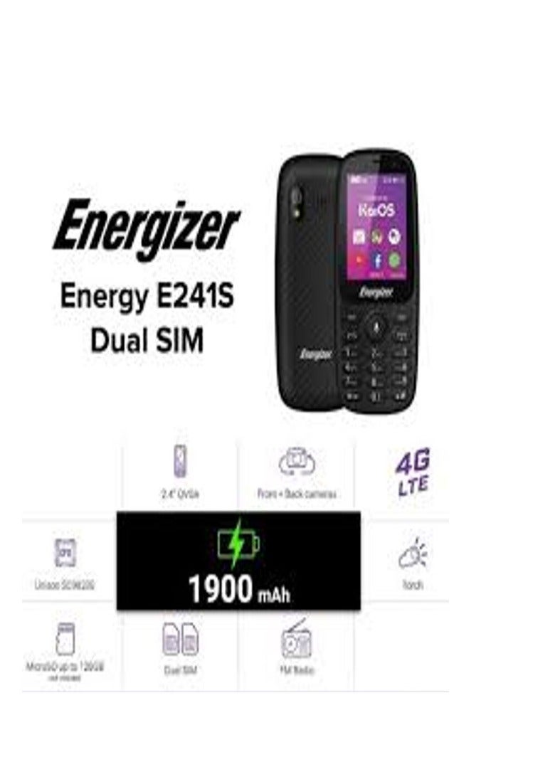 Energizer Energy E241S Feature Phone, 512 MB…