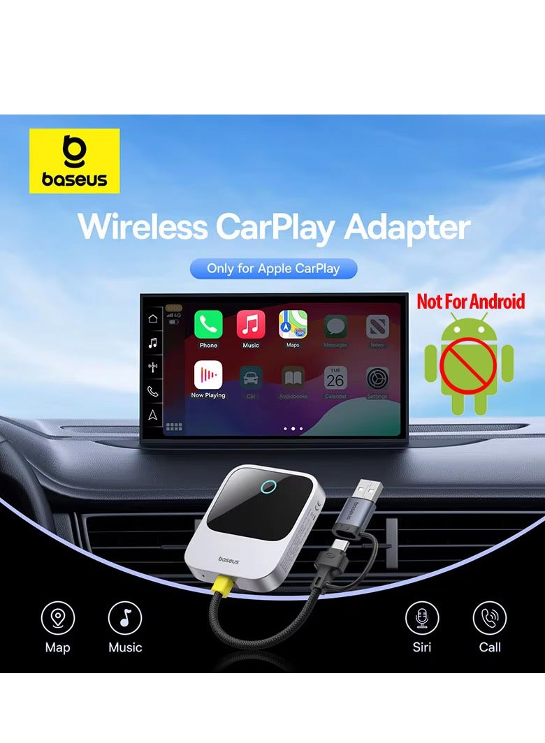 Compare Wireless CarPlay Adapter for iPhone, Bluetooth 5.0 Dongle Converts Wired CarPlay to Wireless for 2016+ Cars, Compatible with iOS 1017. Enjoy seamless connectivity, simplified access to apps, music, and navigation while you dr at KSA Price