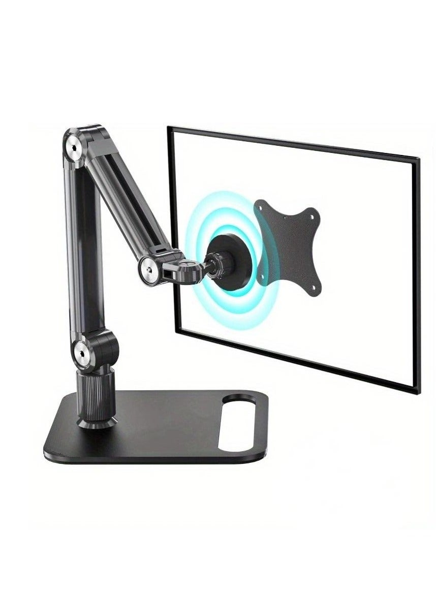 Compare Portable Desktop Monitor Stand Magnetic QuickRelease  Foldable 4.718.5 inch Portable Monitor 75x75mm Vesa Mount Folding Travel Monitor Stand at KSA Price