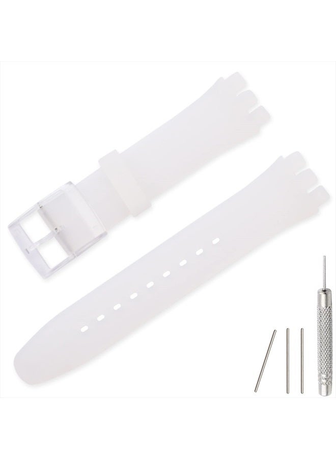 Replacement Silicone Band for Swatch 17mm 19mm…