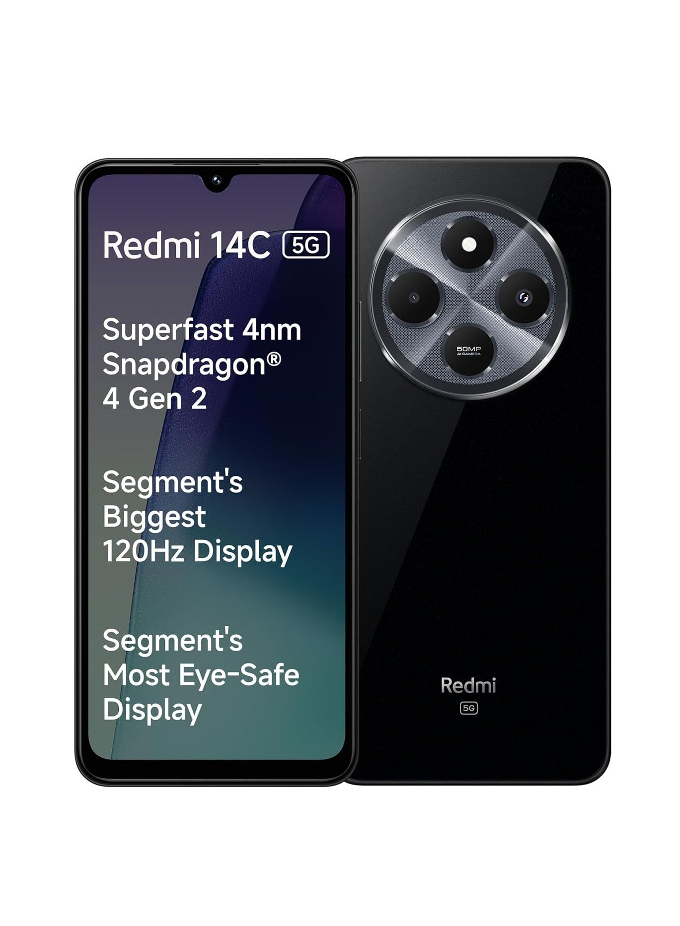 Redmi 14C 5G (Stargaze Black, 6GB RAM, 128GB…