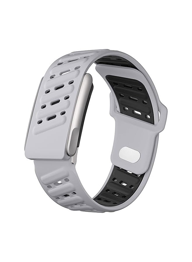 Compare Silicone Sport Replacement Band For WHOOP 5.0 – Breathable, Durable & Comfortable | Not for Whoop Gen 4 Grey at KSA Price