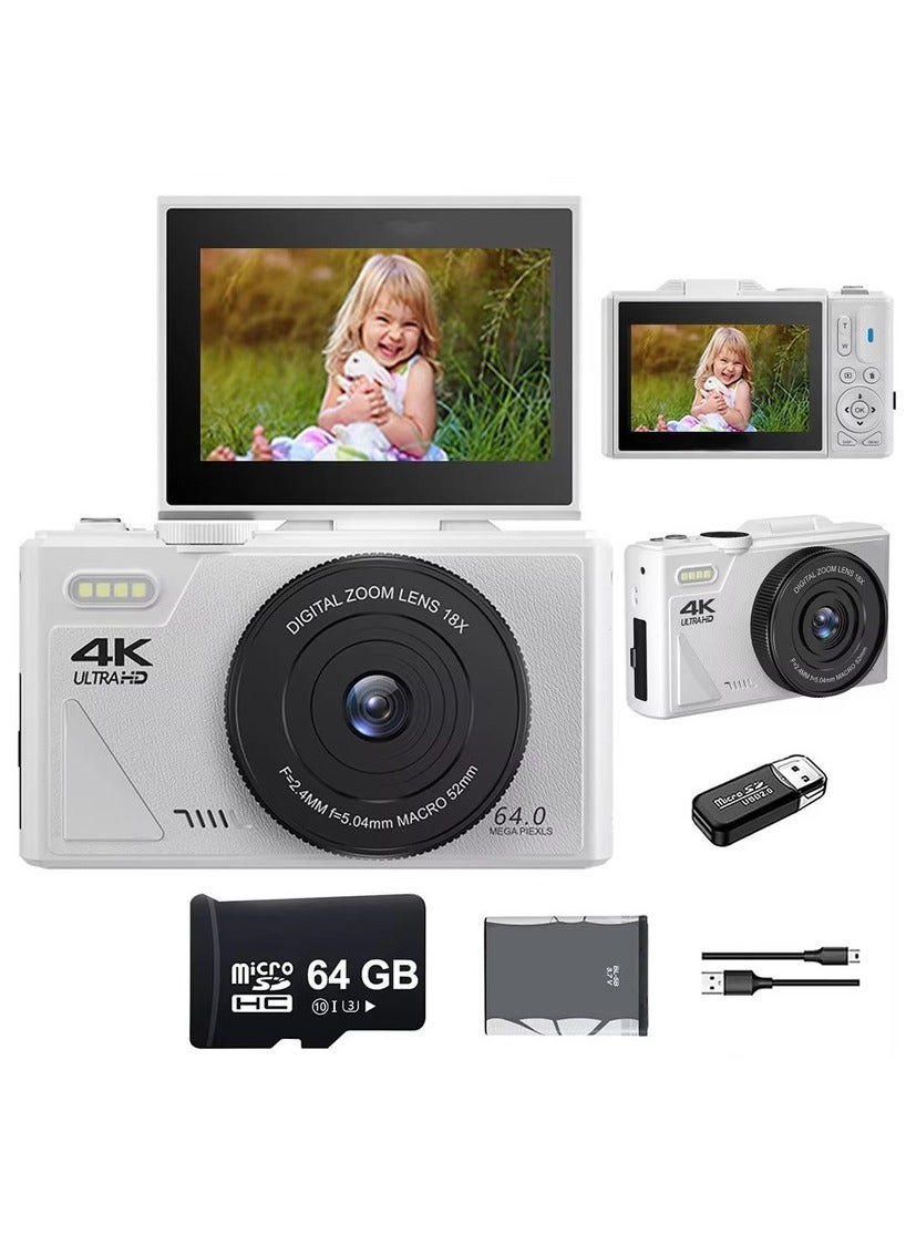 64MP Digital Camera for Photography and Video…