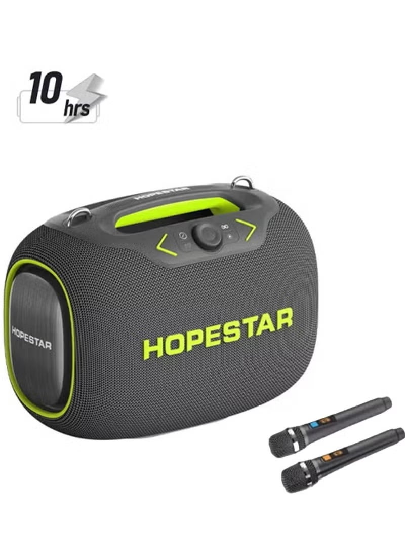 Compare Party Box 120W Portable Bluetooth Speaker with Dual Wireless Microphones, 20W Fast Charging, IPX6 Waterproof, 10Hour Playtime, RGB Lights – Ideal for Outdoor, Karaoke, at KSA Price
