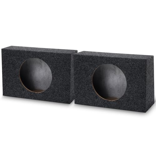 Compare BBTO 2 Pack Large Angled Style Car Audio Speaker Box Single 12 Inch Car Audio Enclosures Sturdy Constructed Truck Speaker Box for Home Vehicle Subwoofer Sound Supplies at KSA Price