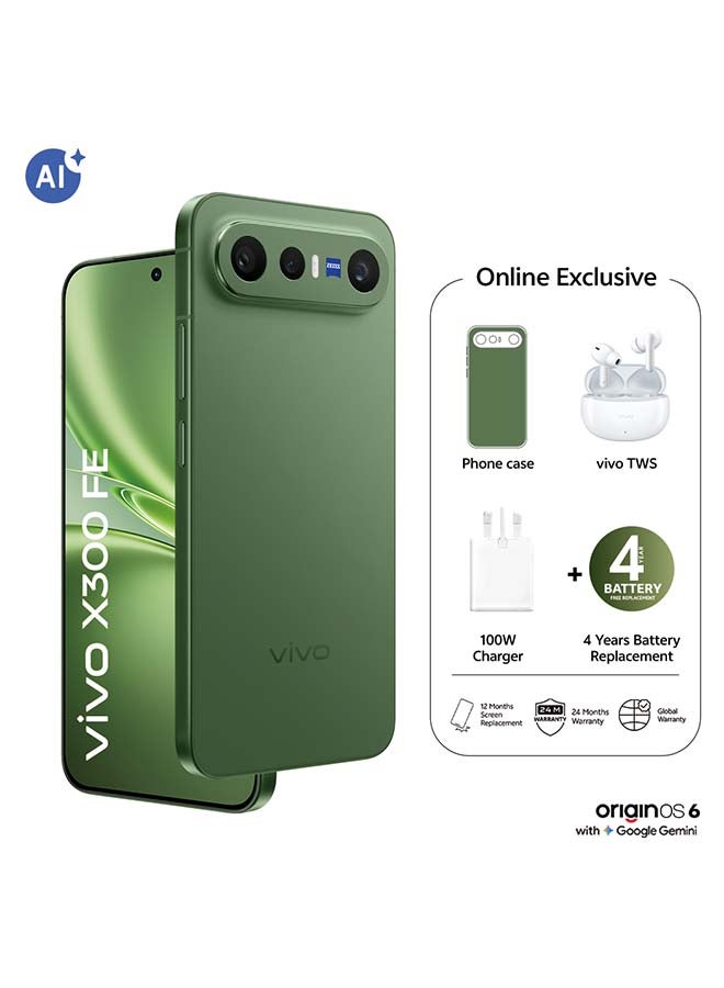 X300 FE 5G Dual SIM Green 12GB RAM 256GB…