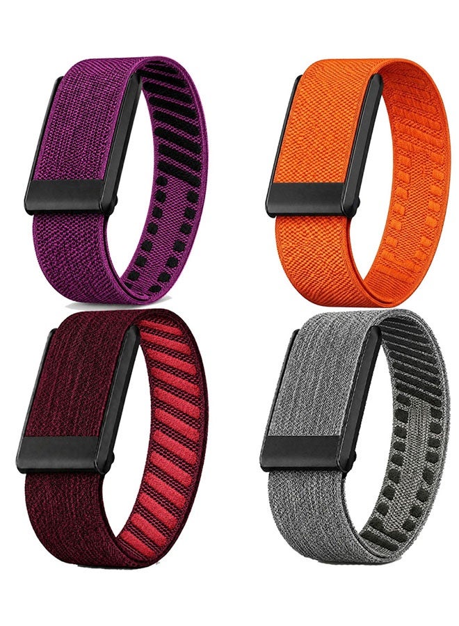 4 PACK Woven Nylon Strap Compatible with Whoop…