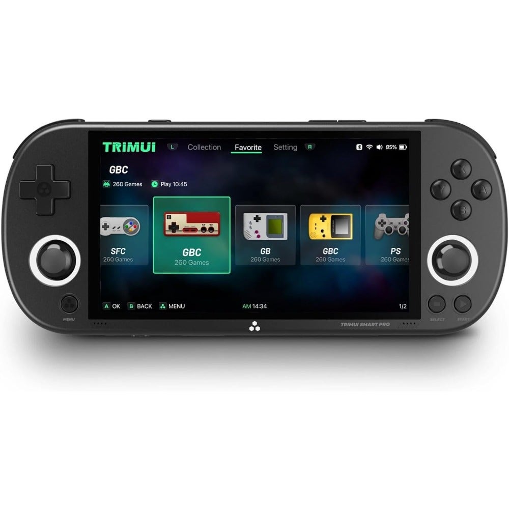 Compare Trimui Smart Pro Handheld Game Console, Mini Player Compatible With More Than 20 Formats Of Games And 5 Inch Ips HighDefinition Screen, Portable Video Console at KSA Price