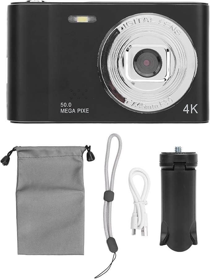 2.4 Inch Digital Camera 50MP Photo 8X Zoom 4K…