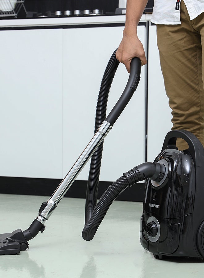 Compare Vacuum Cleaner  Powerful Motor, Cloth Bag & Metal Tube | Speed Control with Low Noise | Ideal Home, Hotel, Shop, Garage & More | 2Years Warranty 3 L 2600 W GVC19023 Black at KSA Price