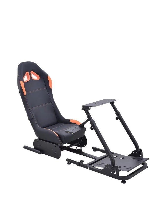 Racing Wheel Stand with Seat, Racing Gaming Chair…