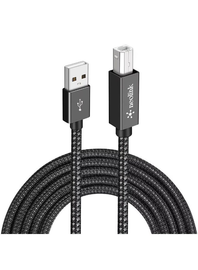 NEOLINK Printer Cable 2M, Printer Cord Braided…