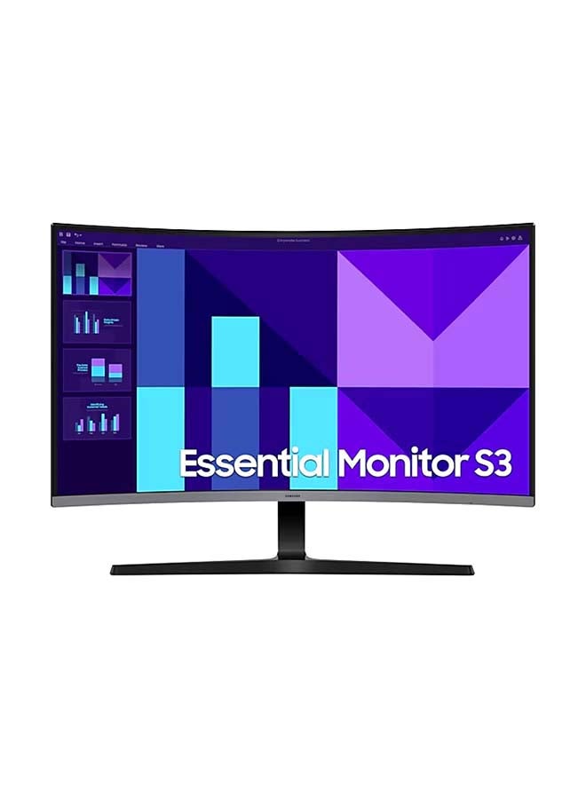 Compare 32 Essential S3 Curved Full HD Monitor, 1500R Curved Screen, 100Hz Refresh Rate, Response Time 4GTG Game Mode, Eye Saver Mode  LS32D392GAMXUE black at KSA Price