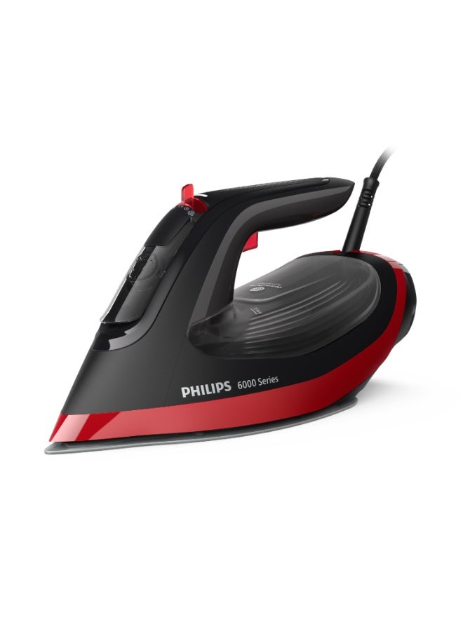 Compare 6000 Series Steam Iron High end irons 300 ml 2800 W DST613046 BlackRed at KSA Price