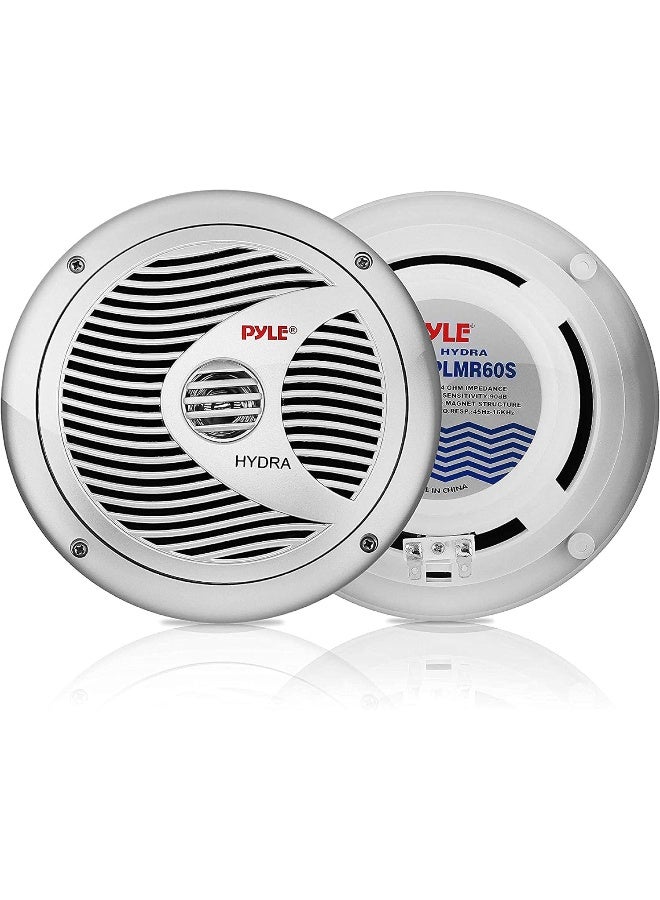 Pyle 6.5” Dual Marine Speakers - 2 Way Waterproof…
