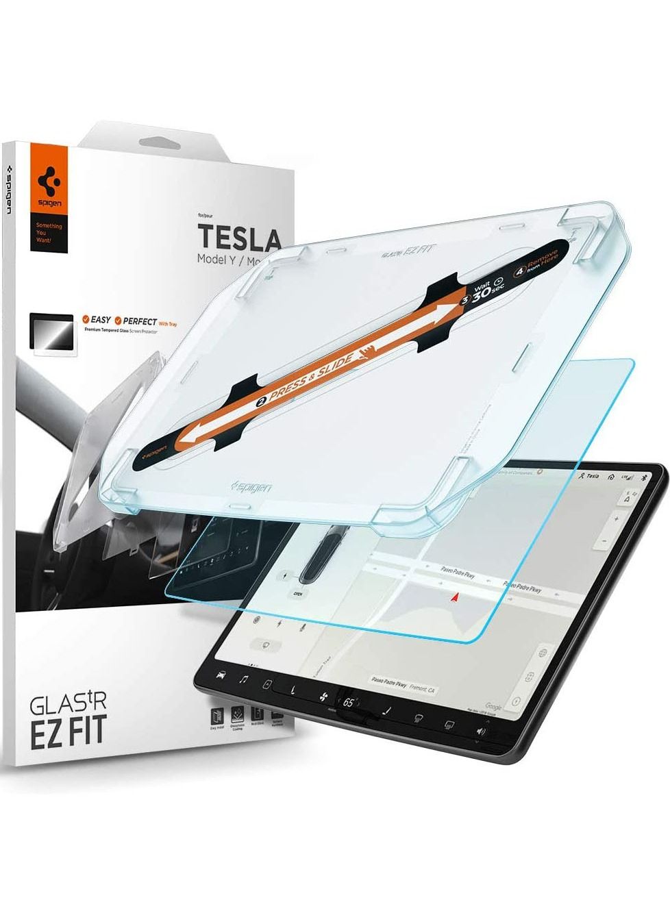 Compare Glastr EZ Fit Screen Protector Tempered Glass  Matte Anti Fingerprint  Anti Glare at KSA Price