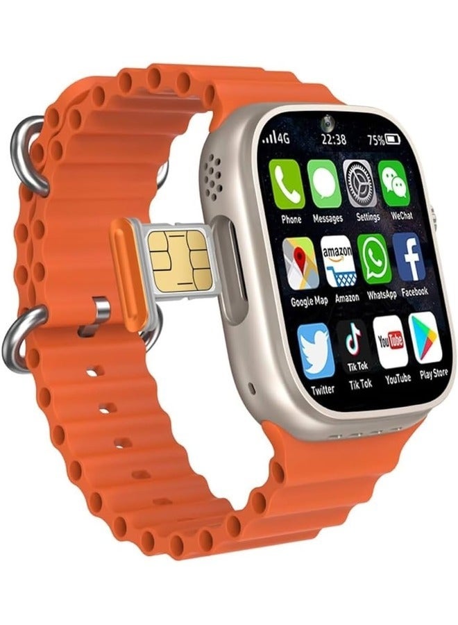 Compare Modio Ultra 4G Smart Watch for Men – 2.2Inch Full Touch HD Display, SIM Support, Bluetooth Calling, Fitness Tracking, Camera & Notifications | Gold | Stylish & Functional Wearable Tech at KSA Price