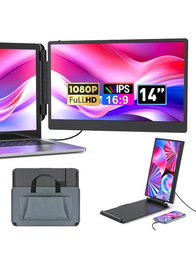 Laptop Screen Extender Monitor - 14 Inch Portable…