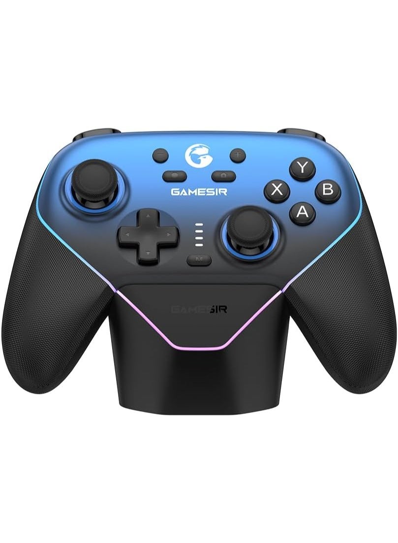 Compare Super Nova Wireless Gaming Controller with 1000Hz Polling Rate, Hall Effect Joystick & Trigger, Detachable Faceplate, Charging Dock – Compatible with PC, Nintendo Switch, iOS & Android at KSA Price