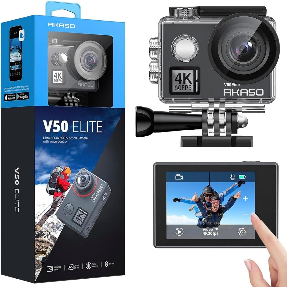 V50 Elite 4K60fps Touch Screen WiFi Action Camera…