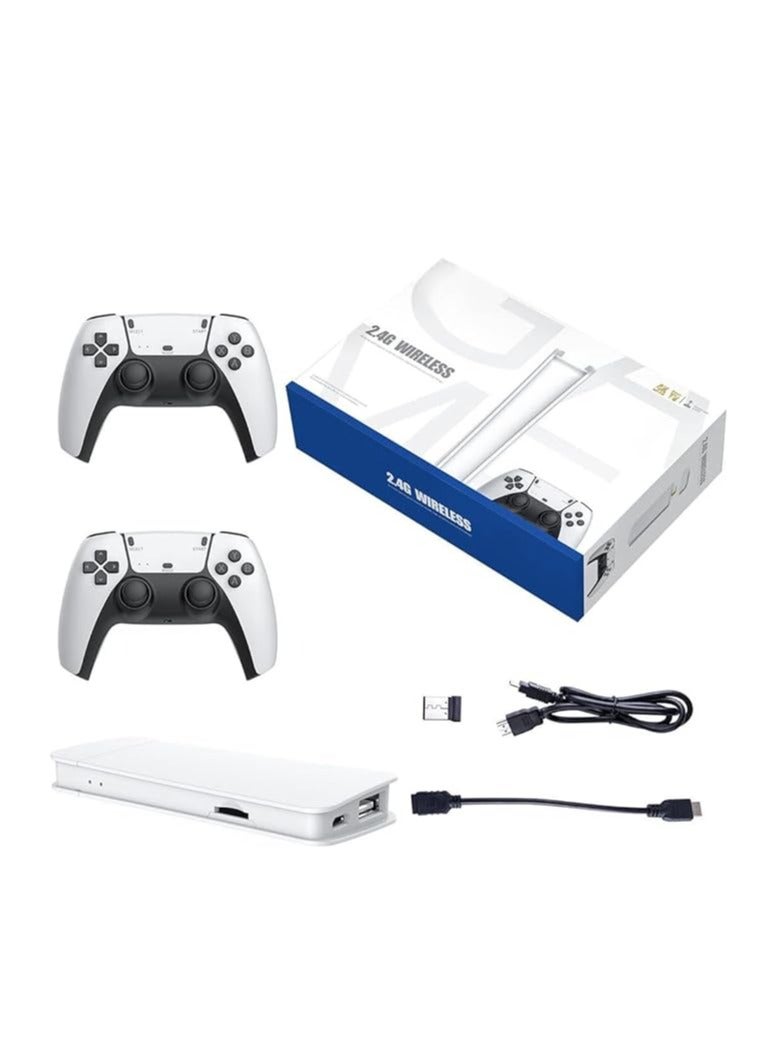 Compare Retro Wireless Game Console M15, Plug  Play Video Game TV Game Stick 128G with 30000+ Games, 2.4G 4K HDMI Stick Gaming Wireless Controller at KSA Price