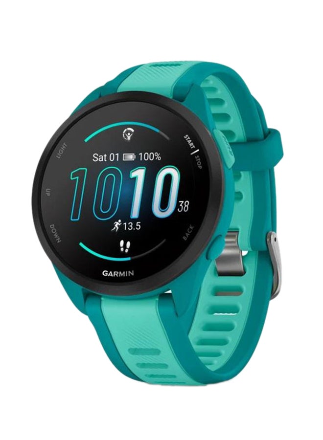 Compare Forerunner 165 Music  43MM  Up To 11 Days Battery Life  1.2inch Amoled Display, Scratch Resistant, Chemically Strengthened Glass, Heart Rate Monitor, Stress Tracking, Save Music On Device, Advanced GPS and Running Fe at KSA Price