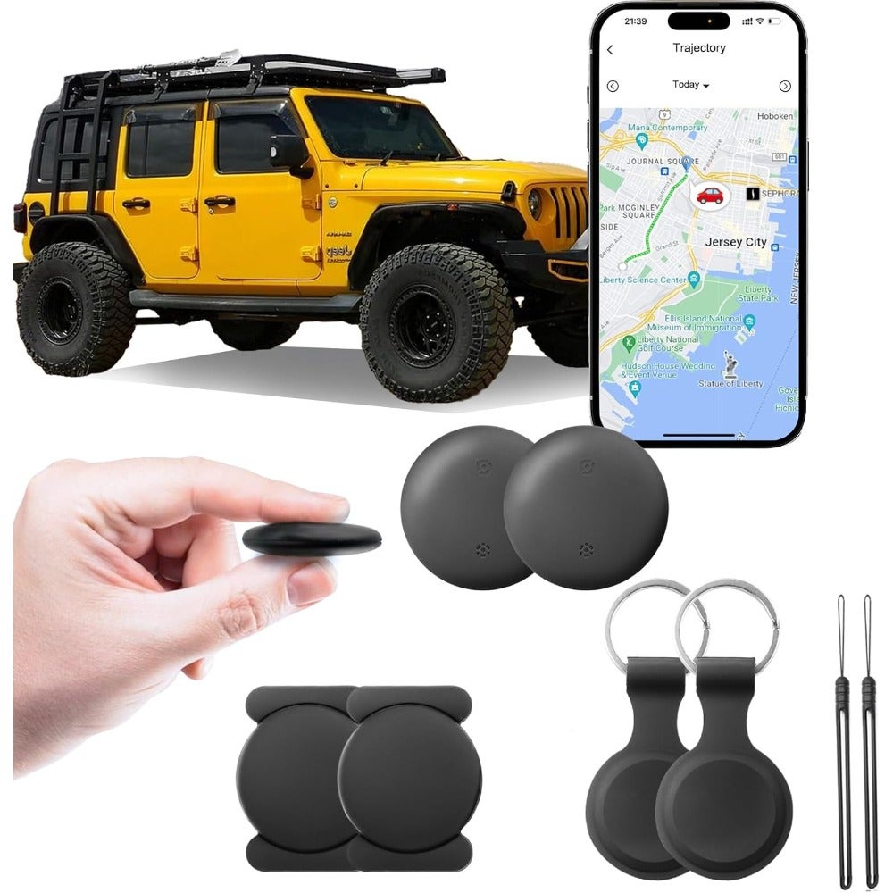 Compare Bluetooth Car Finder, Magnetic Item Trackers for iOS and Android, 2 Pack at KSA Price
