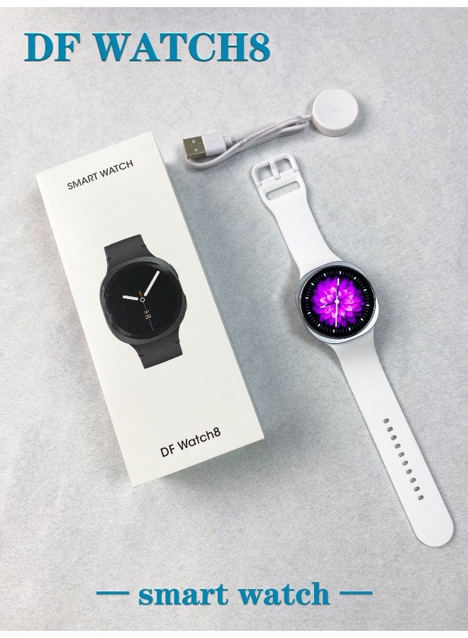Compare DF Watch8 Smart Watch with Bluetooth Call, Heart Rate, Step Counting, Sleep Monitoring, Outdoor Sports Tracking and Triple Protection at KSA Price