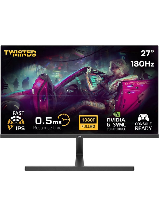 Compare 27 inch Blaze Series  FHD IPS 180hz 0.5ms Gaming Monitor, HDMI 2.1, HDR, Console Ready, Gsync Compatable TM27FHD180IPS Black at KSA Price