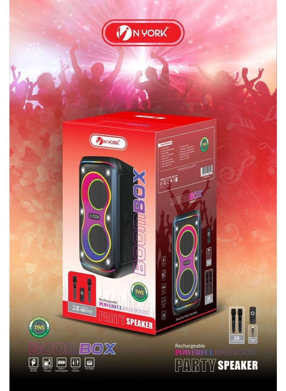 Compare NYORK BOOM BOX SPEAKER WITH KAROKE MIC at KSA Price