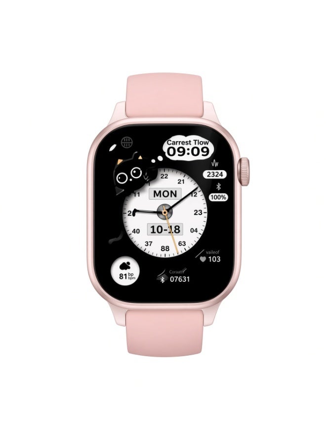 Compare Madam Mini AMOLED Smart Watch for Women, Heart Rate Monitor, Sleep Tracking, Bluetooth Calling, Full Touchscreen Display, Fitness Tracker with Multiple Sports Modes, Activity Tracking, Smartwatch with 2 Pairs Interchangeable Straps, Stylish Wearable for Fitness, Sports & Daily Use at KSA Price