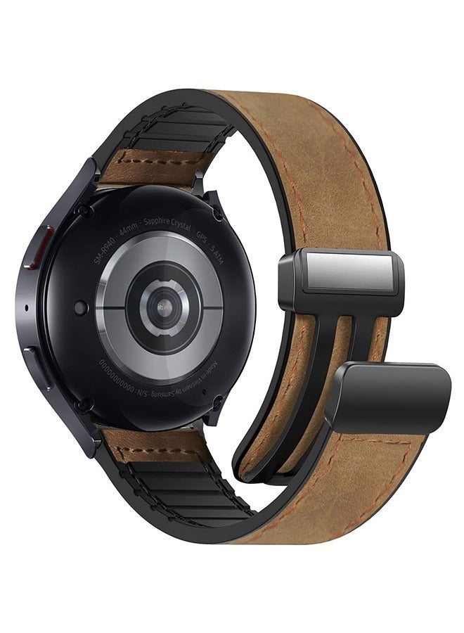 20mm Leather Strap Compatible with Galaxy Watch 6…