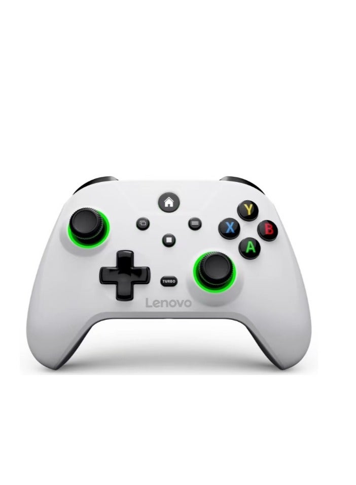 Compare Lenovo S02 Wireless Bluetooth Gamepad WiredBT2.4G TriMode Left and Right Dual Hall Triggers Support SwitchPcIOS AndroidTV,White at KSA Price
