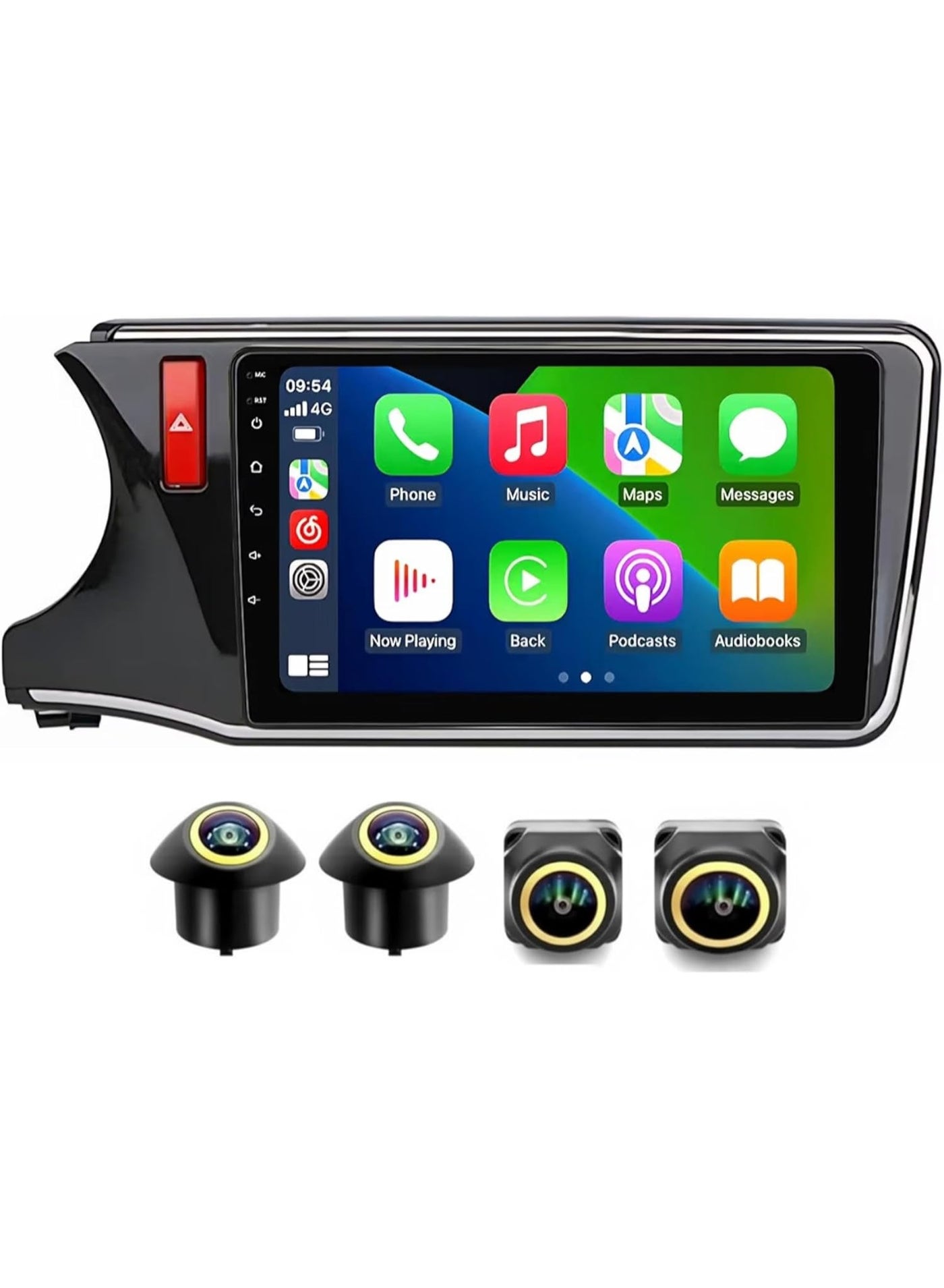 Compare Android Car Stereo for Honda City 20142019 4GB RAM 64GB ROM Support Carplay, MLink WiFi BT, Radio GPS, 10 Inch IPS.QLED Screen with 360D Camera Included at KSA Price