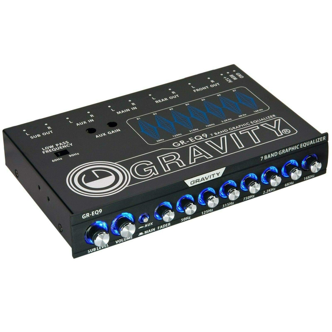 Compare Gravity 7 Band Graphic Equalizer GREQ9 at KSA Price