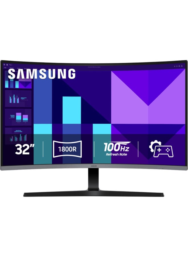 32 inch Essential S3 Curved Monitor, FHD…