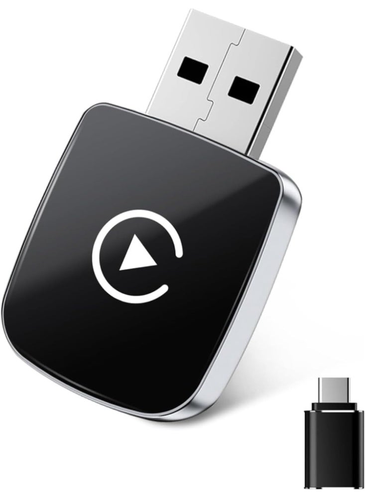 EARLDOM Mini CarPlay Adapter – Wireless Apple CarPlay…