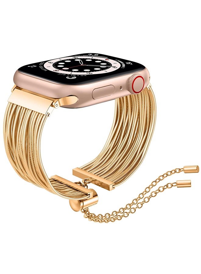 Stainless Steel Tassel Band For Apple Watch Series…