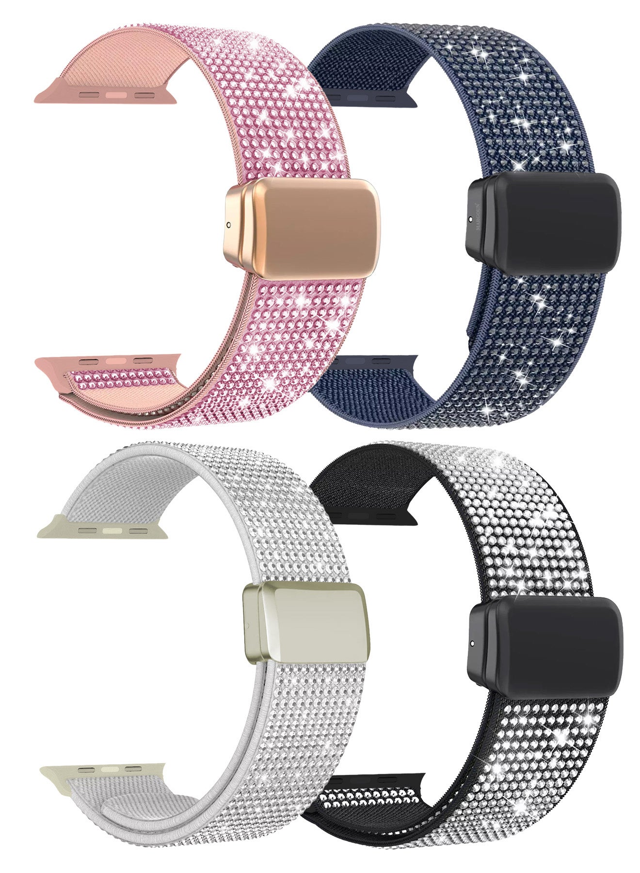2Packs 38mm 40mm 41mm 42mm(Series 10) Elastic Band…