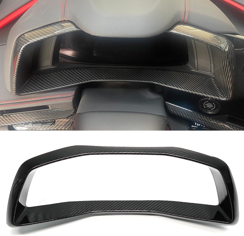 Compare Yipmotiv Car Speedmeter Frame Cover for C8 Corvette 20202023, Genuine Carbon Fiber Interior Dash Trim at KSA Price
