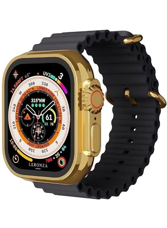 Ultra Max Smart Watch Golden Edition with NFC…