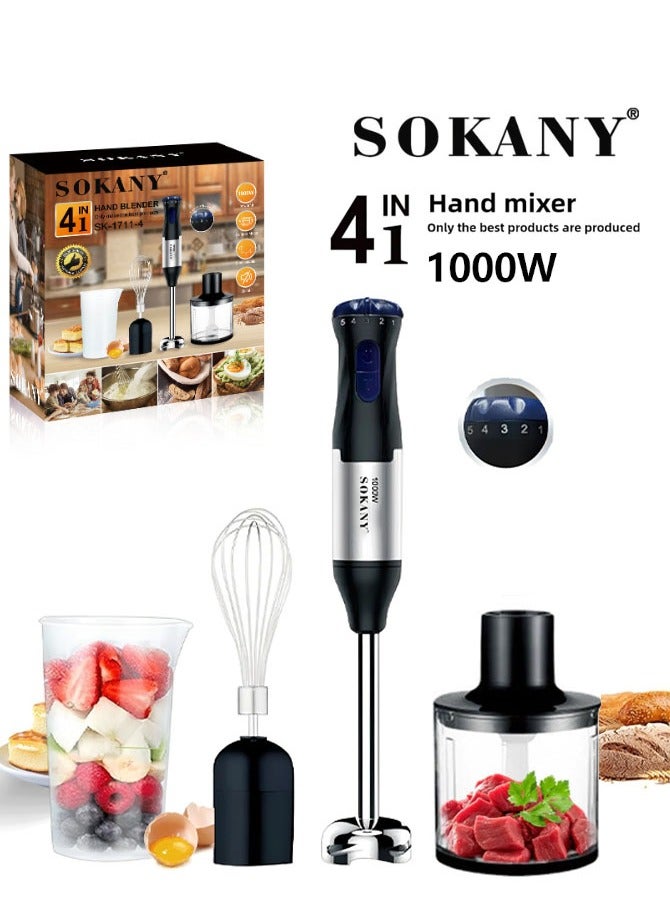 4 in 1 Hand Blender and Mixer,Chopper,Electric…
