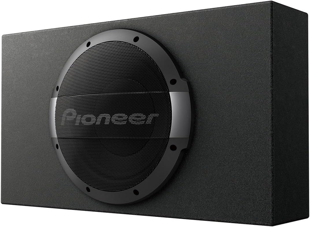 Compare Pioneer TSWX1010LA 10 Shallow Mount Sealed Enclosure Subwoofer with Builtin Amplifier at KSA Price